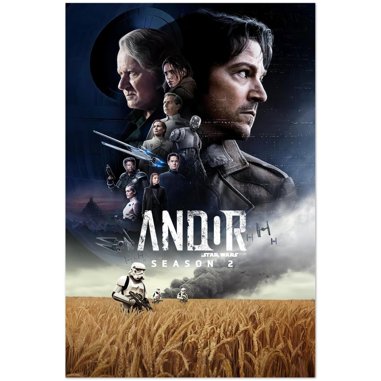 Poster Star Wars Andor Stagione 2 Fantascienza Disney più serie