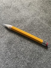 Large Wooden Pencil with Rubber Eraser At The End