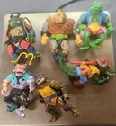 Vintage TMNT Action Figures 1988, 1990 Teenage Mutant Ninja Turtles, Lot Of 6