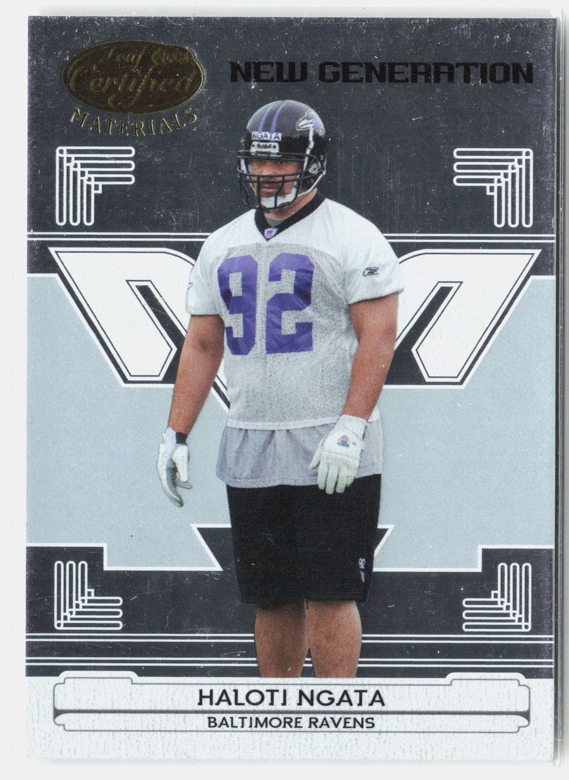2006 Leaf Certified Materials #182 Haloti Ngata #/1000