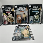 Star Wars Recarded Luke, Leia, R2, Stormy Vintage Action Figure Custom 12 Bk x4