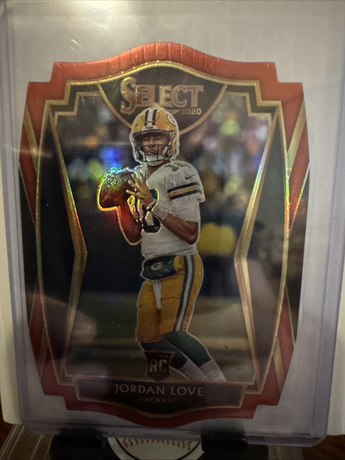 2020 Select Jordan Love Rookie Die Cut Red Prizm Premier Level RC #147 Packers