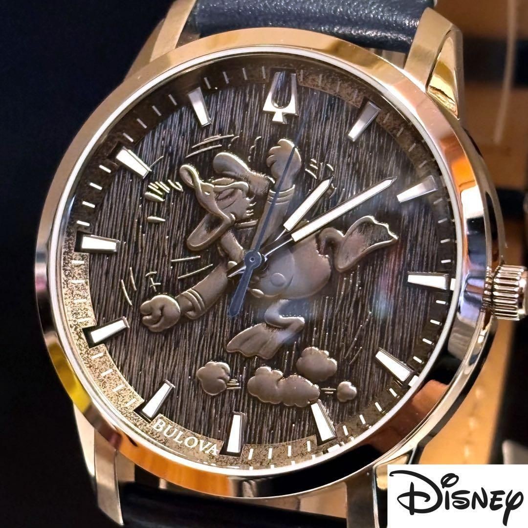 Disney Donald Duck Bulova Watch Limited Rare Unisex Refurbished Unworn image 3