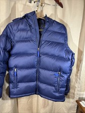 Marmot Kids Sz;XL/TG Arctic Navy Duck Down Hoody Jacket 700-Fill Insulated, Pics