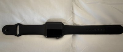 Apple Watch Series 3 42mm Space Gray Aluminum Case with Sport Band - Black