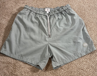 Topman Sage Green Swim Trunks Men s S M