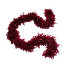 80g Chandelle Feather Boa Burgandy
