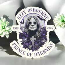 Ozzy RIP handmade Sticker 