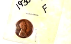 1930-D CIRCULATED LINCOLN WHEAT-BACK PENNY - GRADES "FINE"