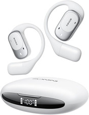 Open-Ear Earbuds with Earhooks, LED Display Case, Lightweight  Secure Fit, All-