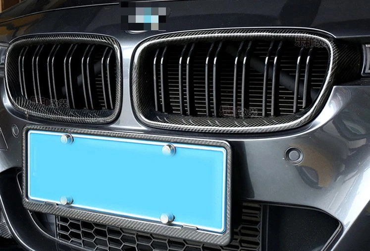 Genuine Carbon Fiber Front Grille For 2012-2018 BMW F30 320i 328i 330i 340i - Image 4 of 4