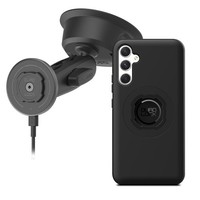 Quad Lock Heavy Duty SuctionMount Car + MAG Wireless Charging Head + MAGCase for