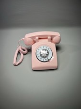 Telefono fisso anziani quadrante a pressione pulsante grande vecchio retrò vintage anni 70 80 look
