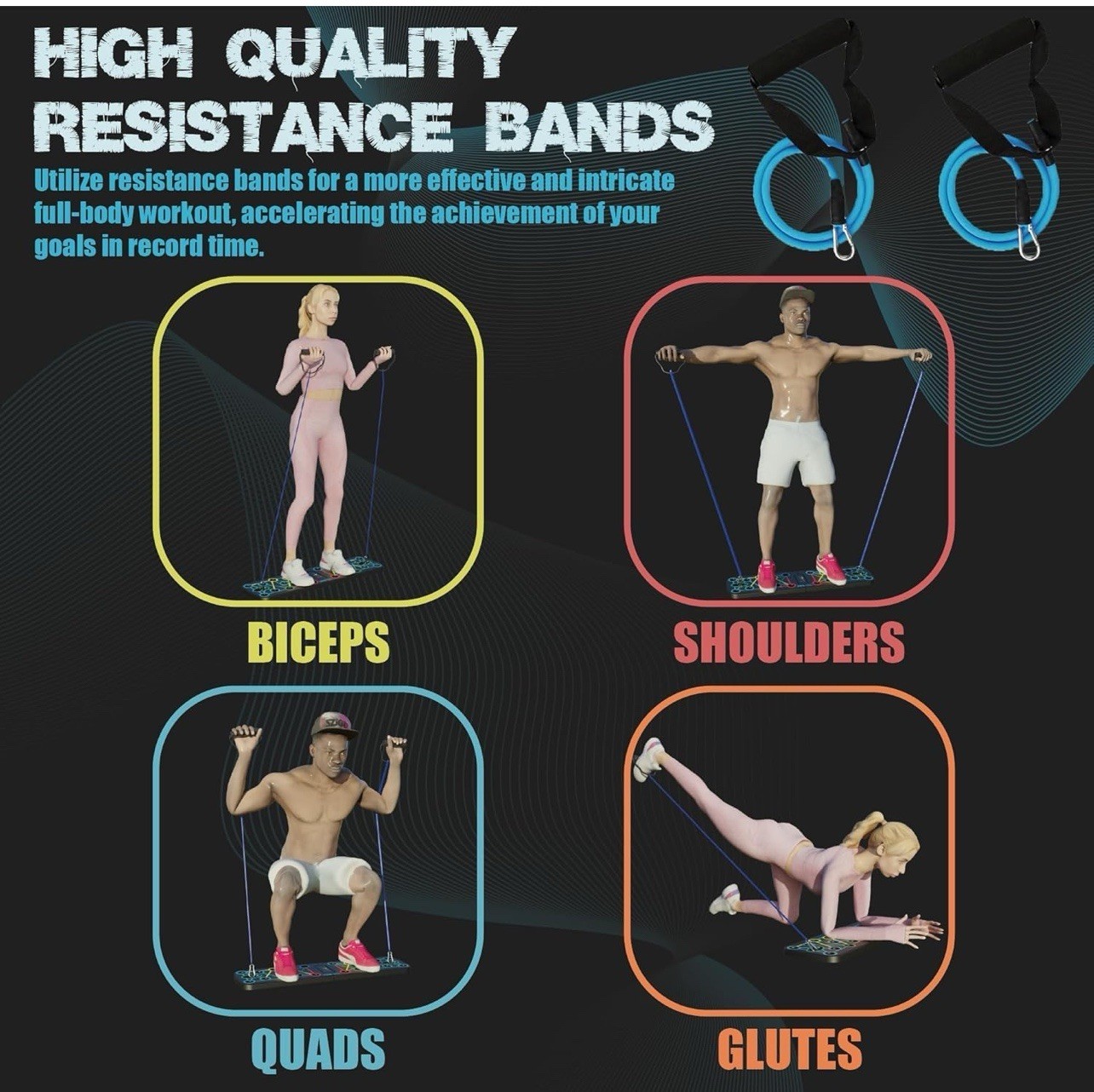 Push Up Board for Targeted Muscle Training