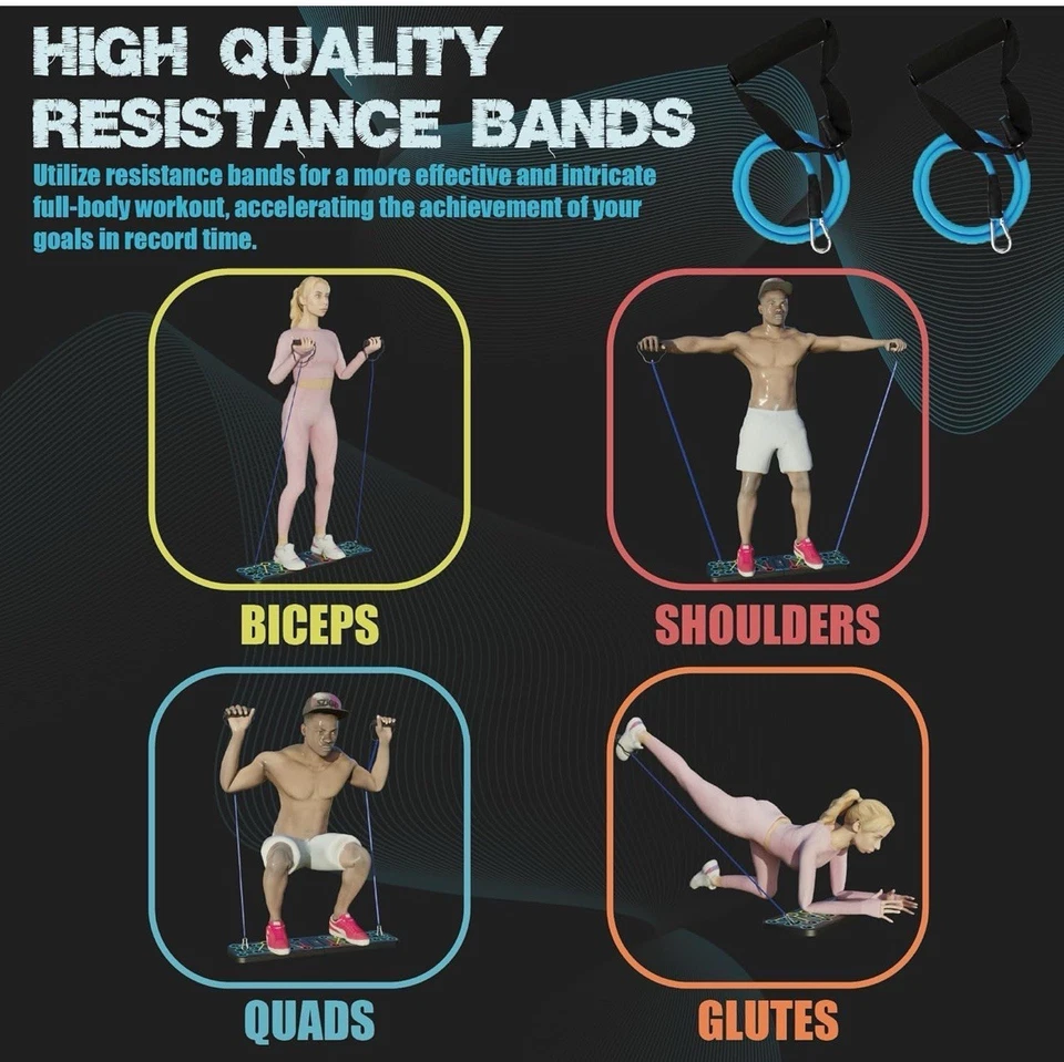 Tabla push up para entrenamiento muscular dirigido Foto 4 de 4