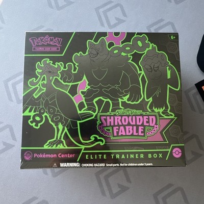 Pokemon TCG Shrouded Fable Elite Trainer Box ETB Pokemon Center
