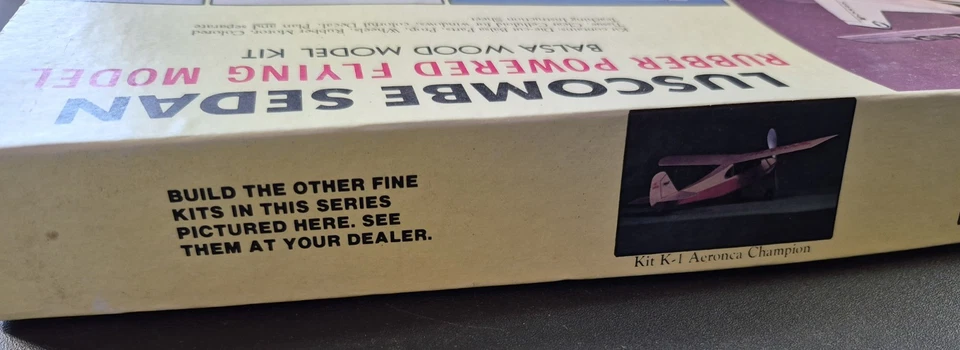 VINTAGE STERLING MODELS " LUSCOMBE SEDAN  "  KIT NO. K-3 Complete  - Image 4 of 4