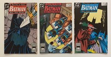 Batman #433, 434 & 435 Many Deaths of Batman all 3 parts (DC 1989) FN+ to VF+