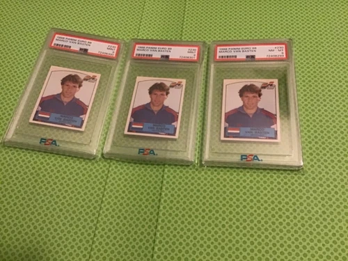 1988 PANINI EURO 88 MARCO VAN BASTEN 🇳🇱 #230 PSA 9 MINT-PSA 9 MINT-PSA 8 NM-MT