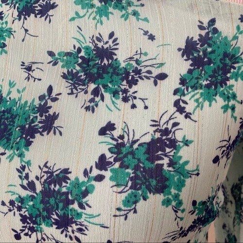 Nasty Gal Mini Dress Floral Off the Shoulder Front Drape Long Sleeve US 4 - Picture 3 of 10