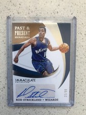 Rod Strickland AUTOGRAPH | NUMBERED 15/99 2020-2021 Immaculate Collection