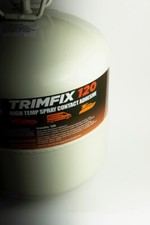 On site shop fitting flooring laminate bulk canister barrel spray glue adhesive 