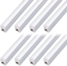 (Pack of 8) LED Shop Light T5 4FT, 20W, 2200LM, 4000K Cool White, Utility Led Sh