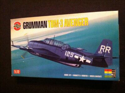 Airfix 1/72 3033 Grumman TBM-3 Avenger Torpedo Bomber Model VT-88 RN 703 NAS