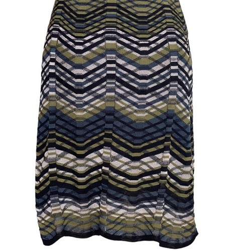 Abito tubino donna Missoni Chevron in maglia all'uncinetto a spina di pesce taglia 46 USA 10 - Foto 3 di 10