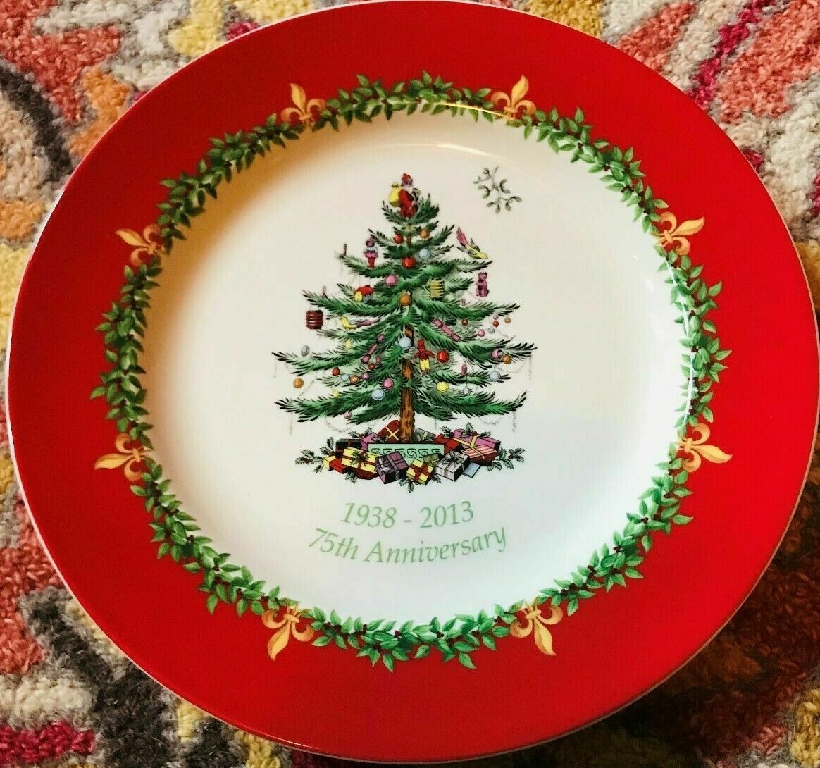 Spode Christmas Tree 75th Anniversary PlateEXCLUSIVE! STILL IN BOX eBay