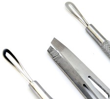 Comedone Ache Removers Eye Tweezer Beauty Premium Instruments Set of 3 Pcs