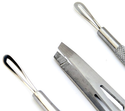 Comedone Ache Removers Eye Tweezer Beauty Premium Instruments Set of 3 Pcs