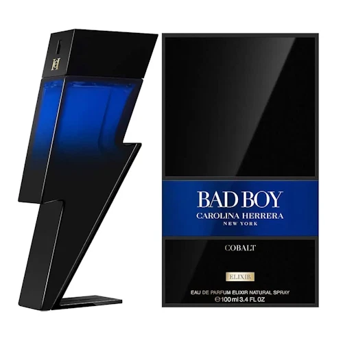 Bad Boy Cobalt Elixir by Carolina Herrera 3.4 oz EDP Cologne for Men New In Box