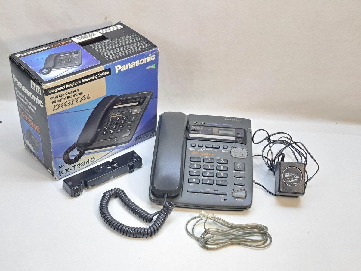 Stationary phone Panasonic Integrated Answering Sestem KX-T2840