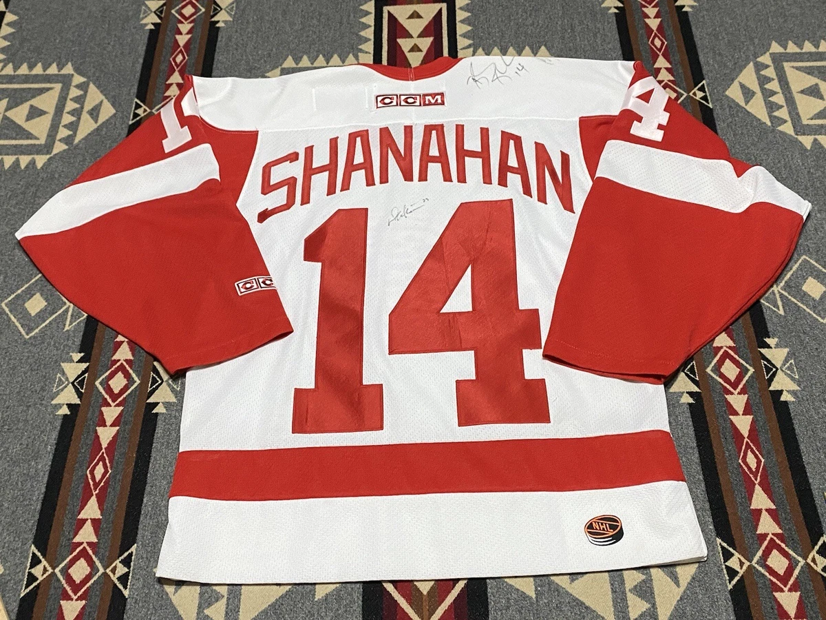 2000-07 DETROIT RED WINGS SHANAHAN #14 CCM JERSEY (HOME) Y - Classic American Sports