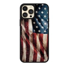 USA Weathered Waiving American Flag PhoneCase for iPhone