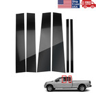 6x Car Window Pillar Post Cover Accessories For Nissan Titan Crew Cab 2004-2015