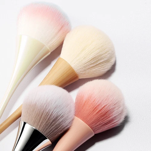 Large Soft Beauty Powder Big Blush Brush Foundation Make Up Tool Cosmetics UK - Picture 5 of 21