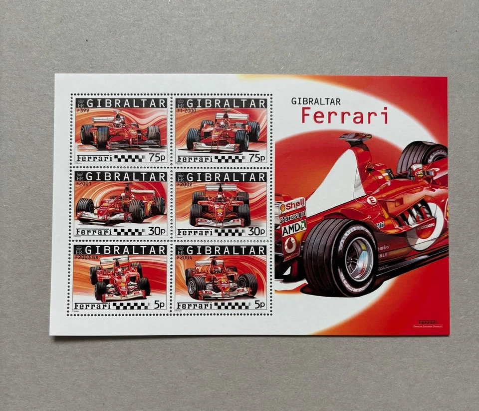 G910. Gibraltar - MNH - Transport - Ferrari - Auto racing - Sport - Competition - Image 2 of 4