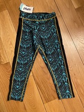 Plum Practicewear Capris Leggings NWT AS Adult Small