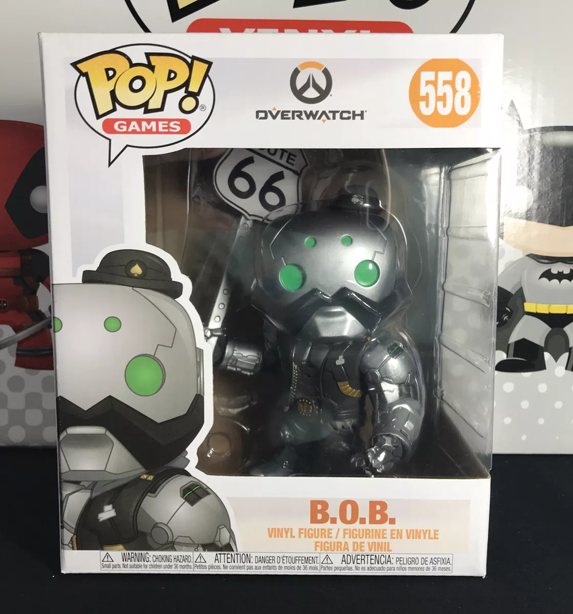 Funko Pop Games Overwatch B.O.B 6 inch Vinyl Figure NEW