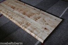 Waschtisch Pappel Maser Massiv Holz Tisch Platte Leimholz Waschbecken