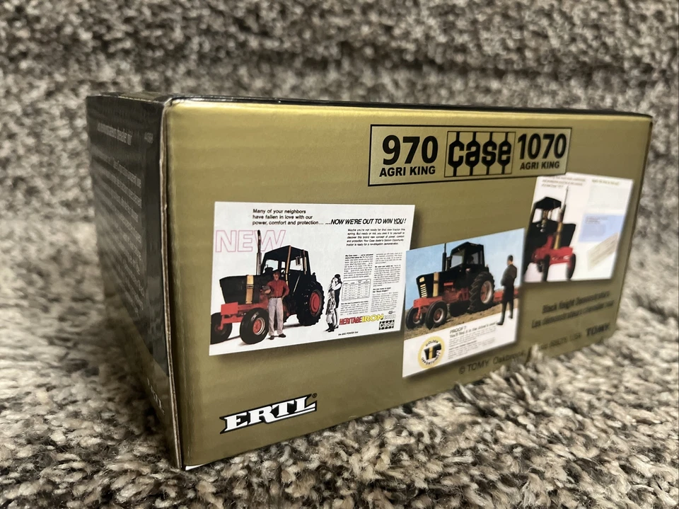 2024 ERTL 1/64 Case 970 & 1070 Agri King Black Knight Tractors Set NEW!! - Image 3 of 3