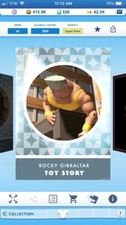 Topps Disney Collect Digital Pixar Prime Series 2  Super Rare - Rocky Gibralter