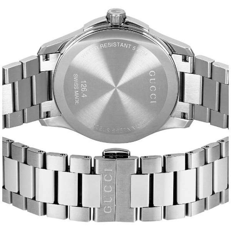 GUCCI Gタイムレス 電池新品 美品 126.4 YA126442 コメ兵｜【新品】グッチ Gタイムレス 126.4/YA126442 SS