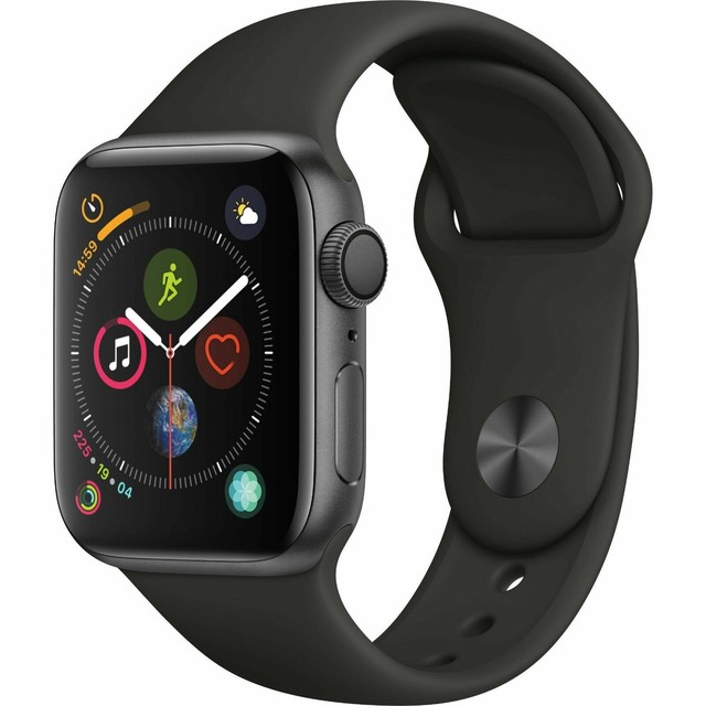 Apple Watch Series 5 44 mm Space Grey Aluminium Case with Black Sport Band  - S/M \u0026 M/L (GPS + Cellular) (MWWE2X/A) for sale online | eBay