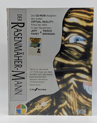 Der Rasenmäher-Mann IBM PC CD-Rom Spiel Big Box Time Warner (1993) NEU + OVP