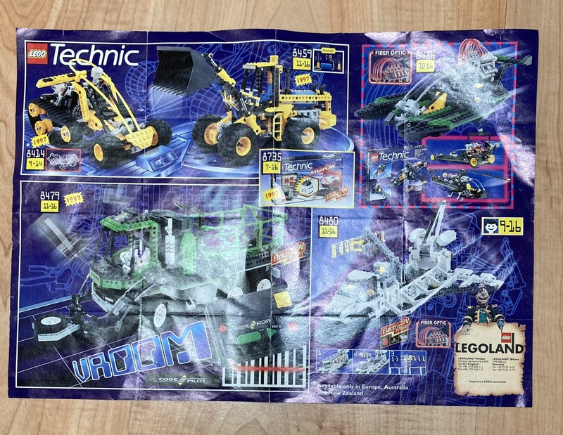 Lego Vintage Catalog 1997 Mini Technic (4.108.490-EU)