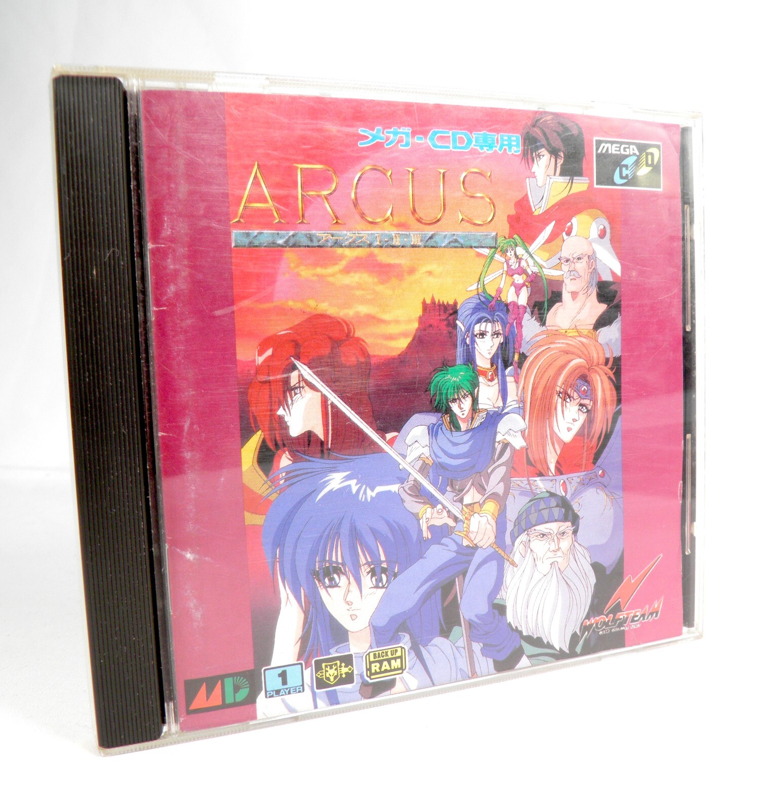 ARCUS I. II. III 1. 2. 3 Sega Mega-CD Jap Japan (2)