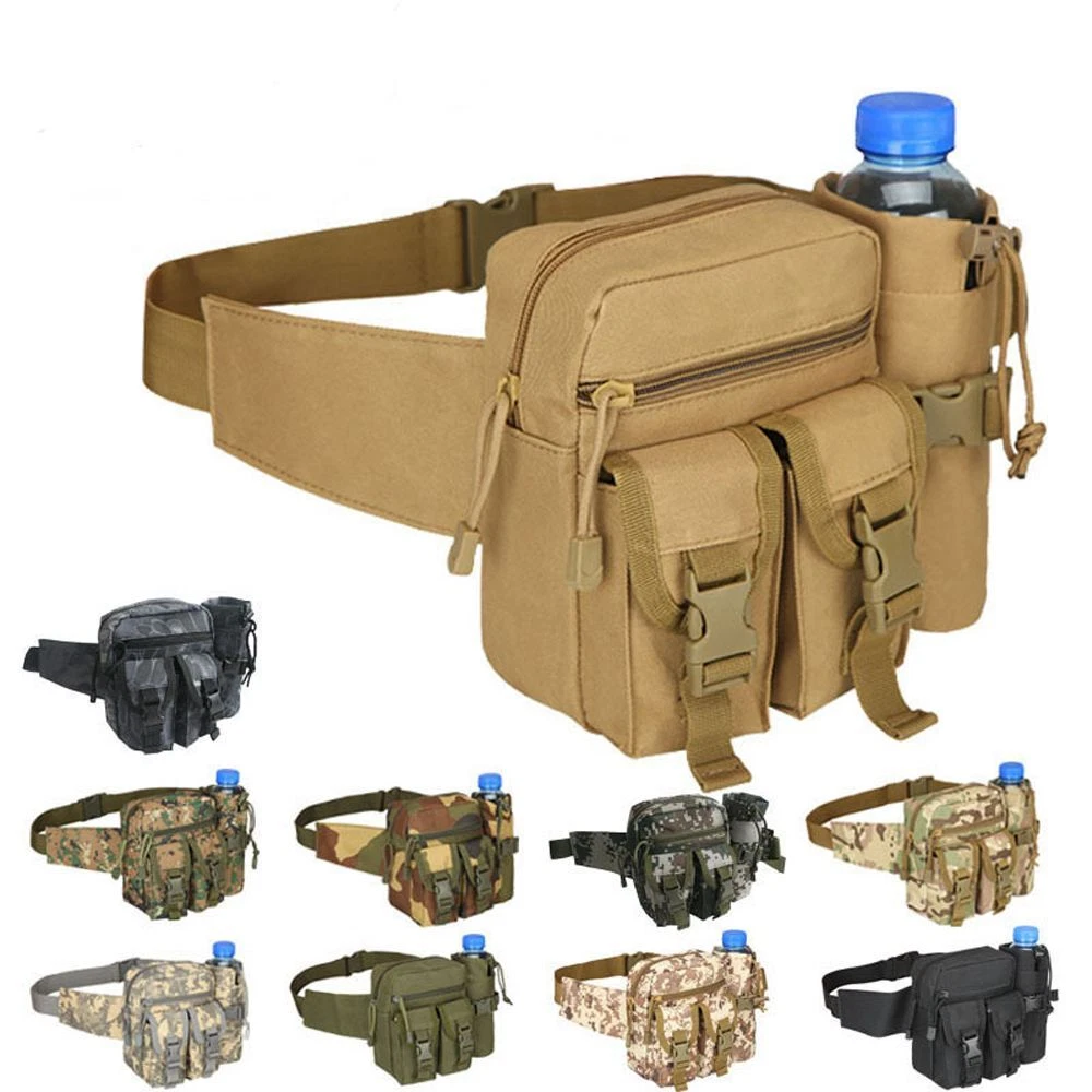 Tactical Waist Fanny Pack Pouch Military Camping Hiking Belt Bag